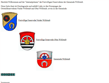Tablet Screenshot of feuerwehr-woellstadt.de